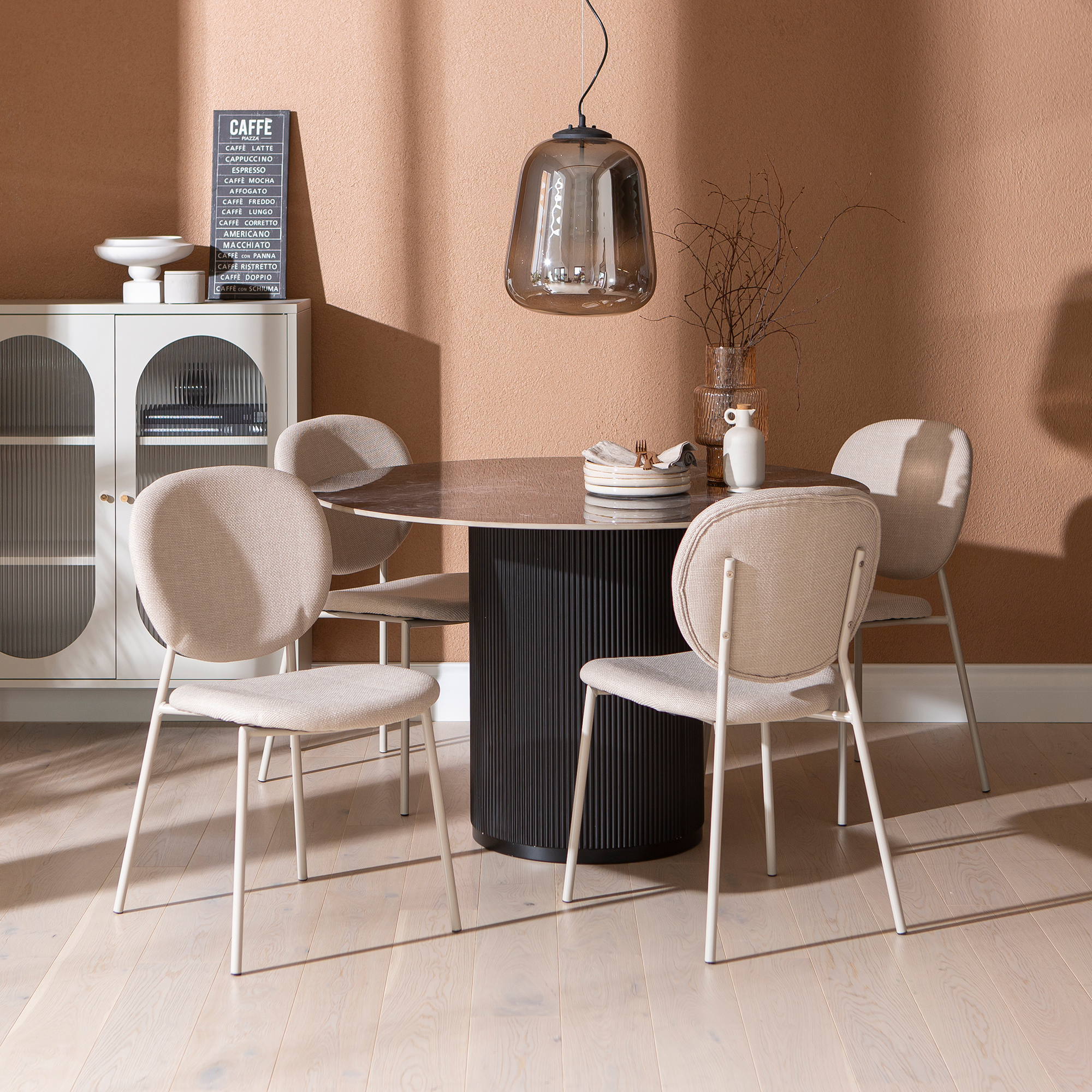 Kalida & Saga ruokailuryhmä 120cm neljälle