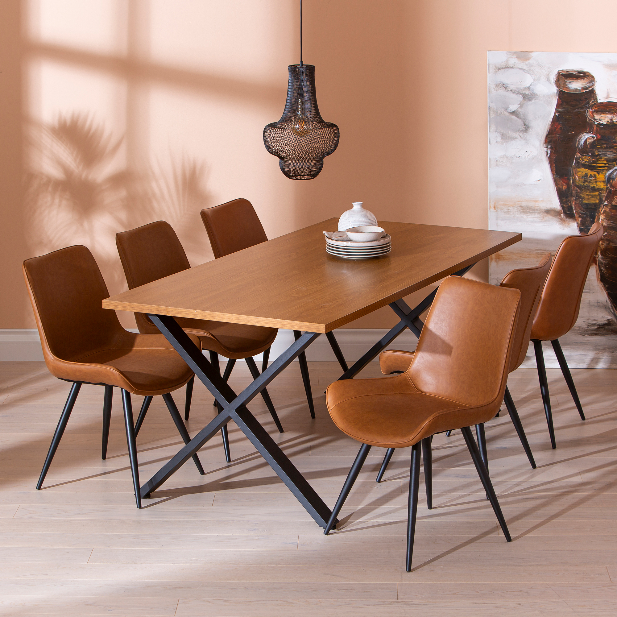 Cenni & Chic ruokailuryhmä 190x90 kuudelle