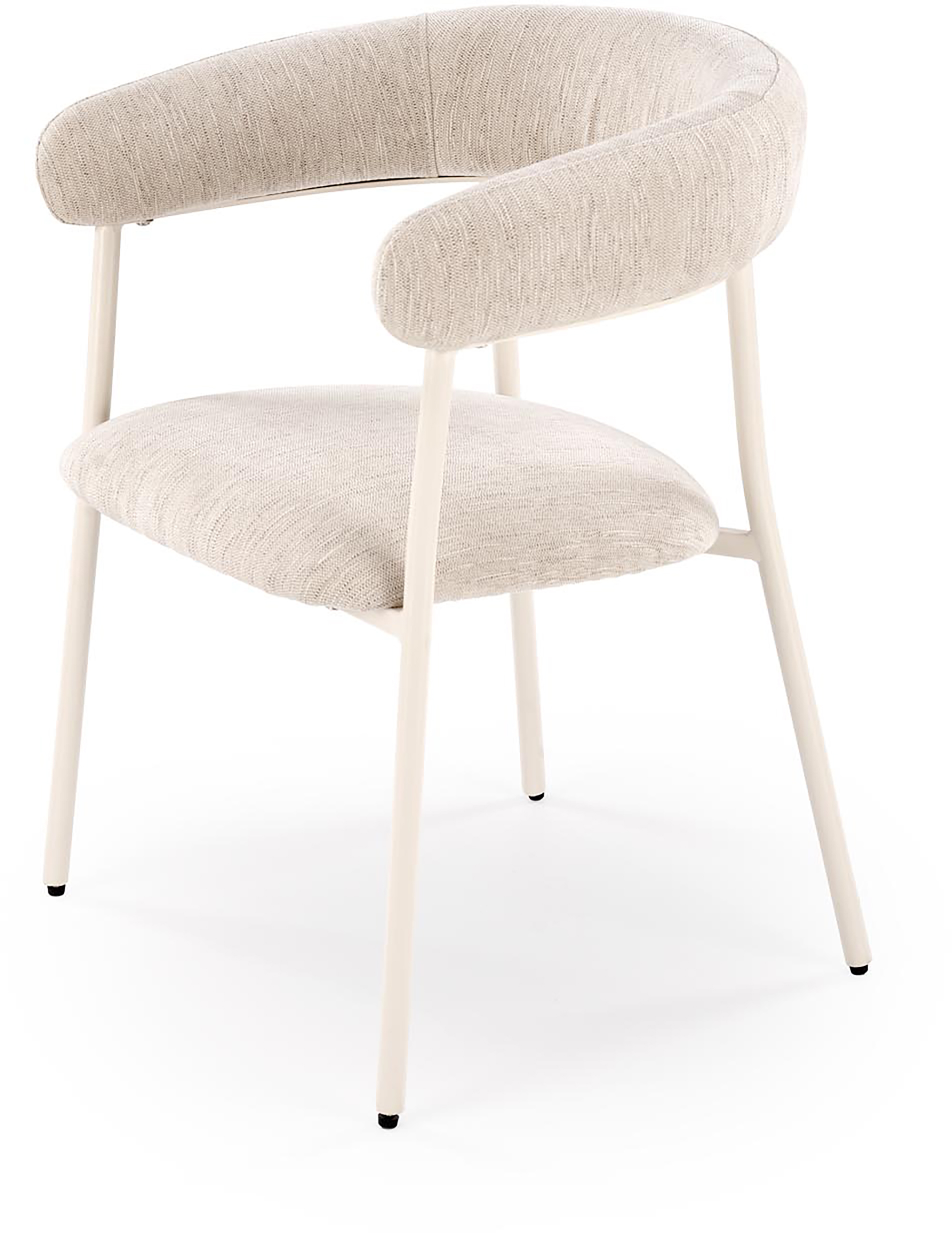 Aria ruokatuoli, beige / valkoinen