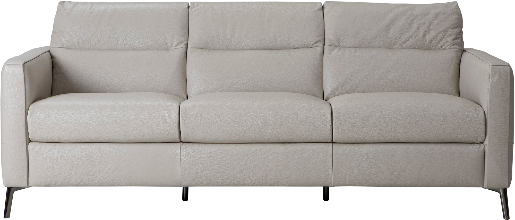 Carino 3-istuttava sohva, smoke hiekanvärinen nahka