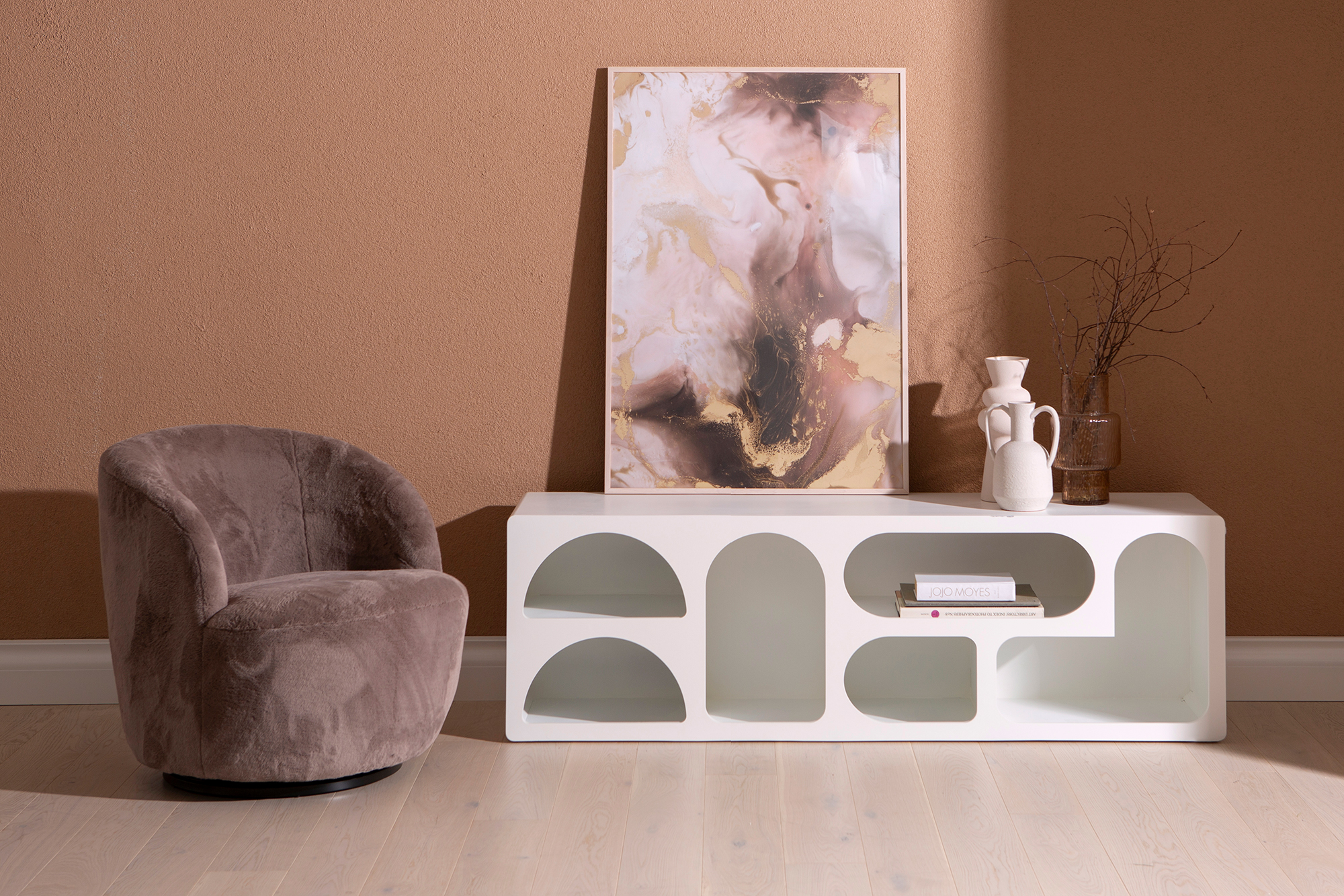 Cave taso 160x40x50 cm valkoinen